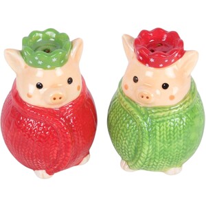 Set of 2 Pigs in Blankets Salt and Pepper Shakers