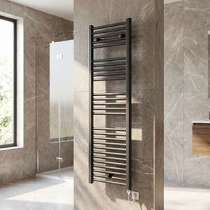 Balterley Ellastone Contemporary Electric Vertical Round Towel Rail - BHEL155