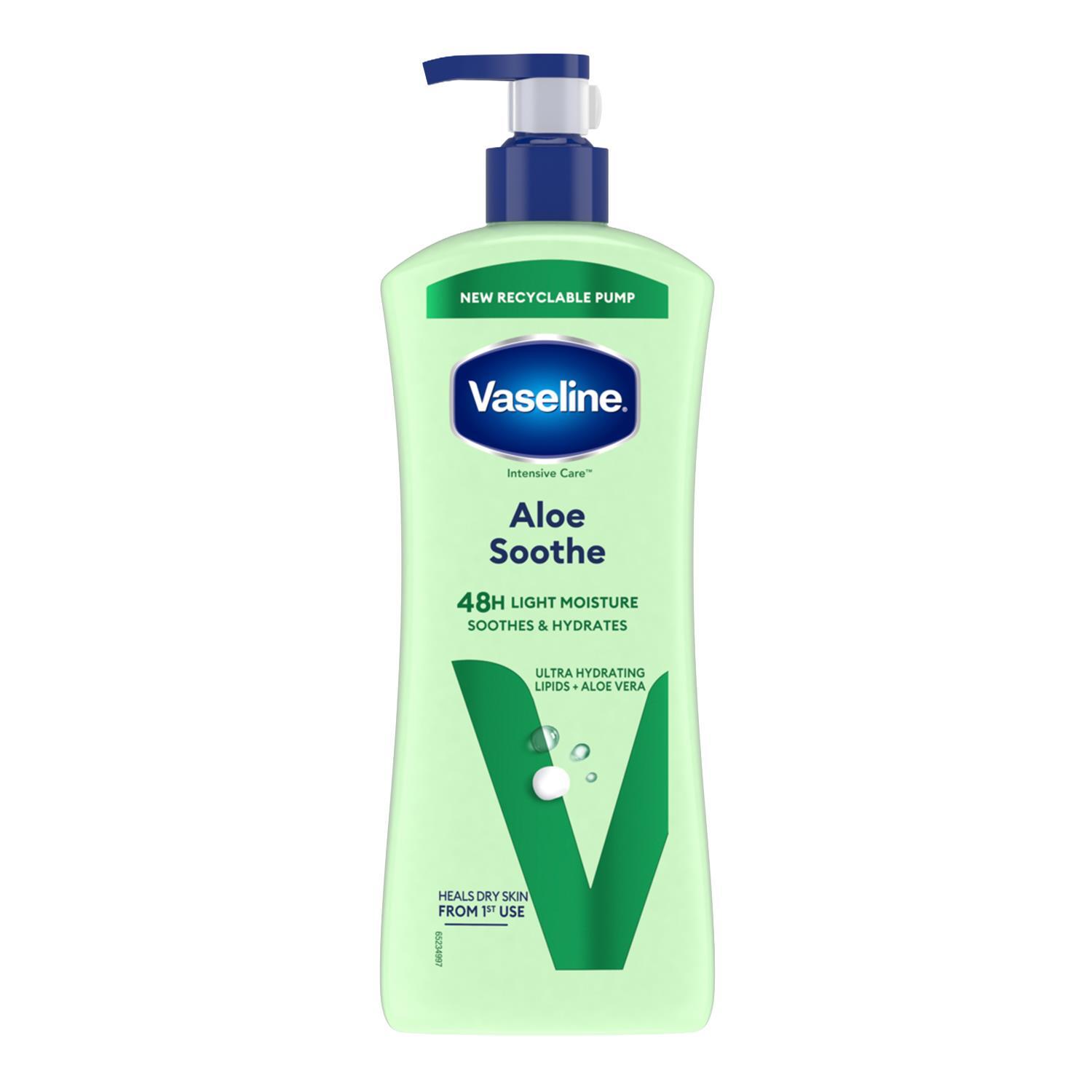 Vaseline Intensive Care Aloe Soothe Body Lotion, 600ml for Dry Skin Care - Image 7