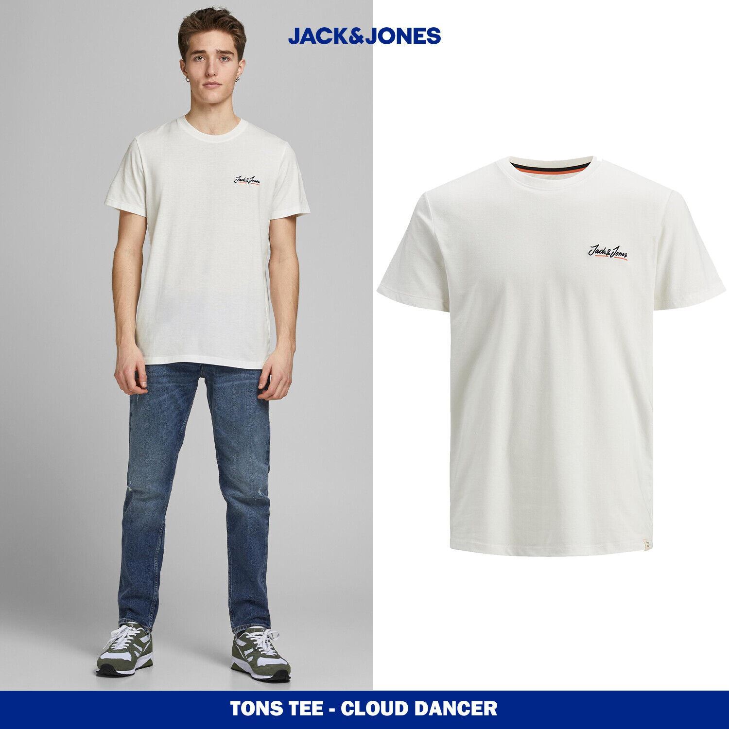 Jack & Jones Small Logo T-Shirt - Navy