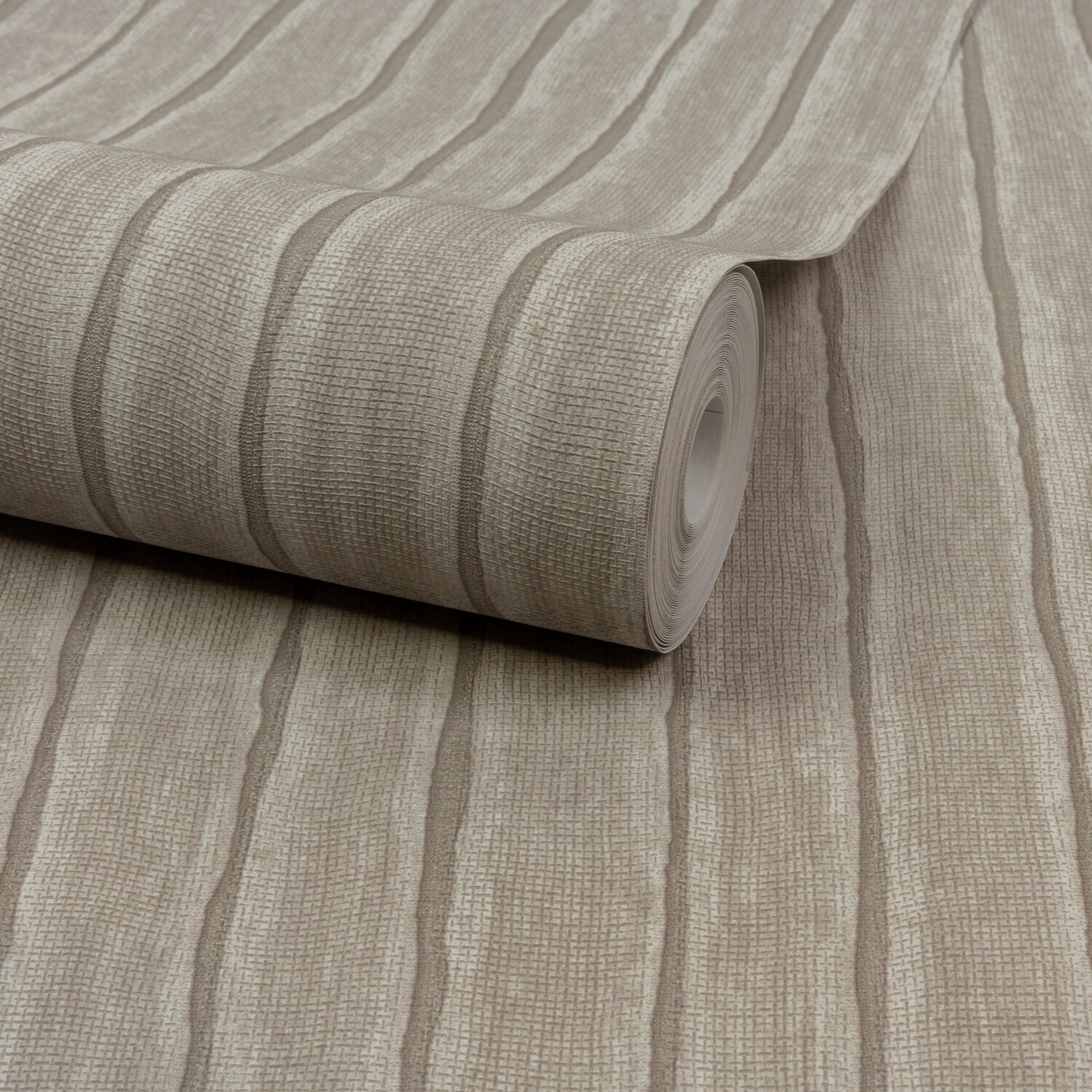 Grandeco Kalema Stripe Taupe Wallpaper - Image 3