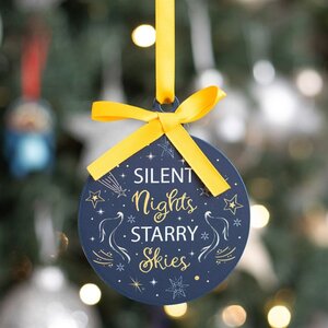 Silent Nights Starry Skies Bauble Cosmic Christmas Tree Decoration