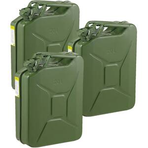 Pegdev 20L Heavy Duty Jerry Cans UN Certified Pack of 3