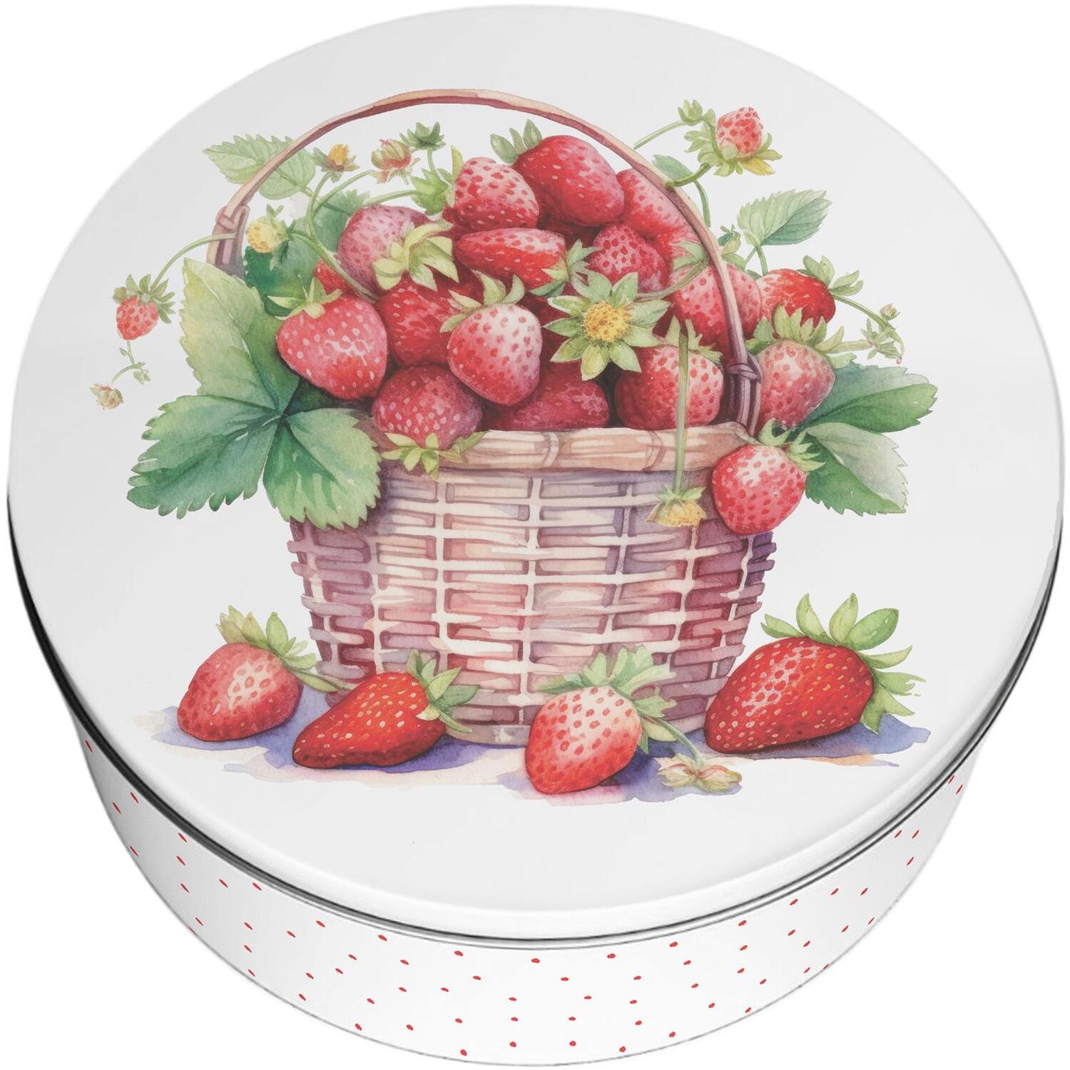 Image of Strawberry Basket Large Cake Tin -&hellip;