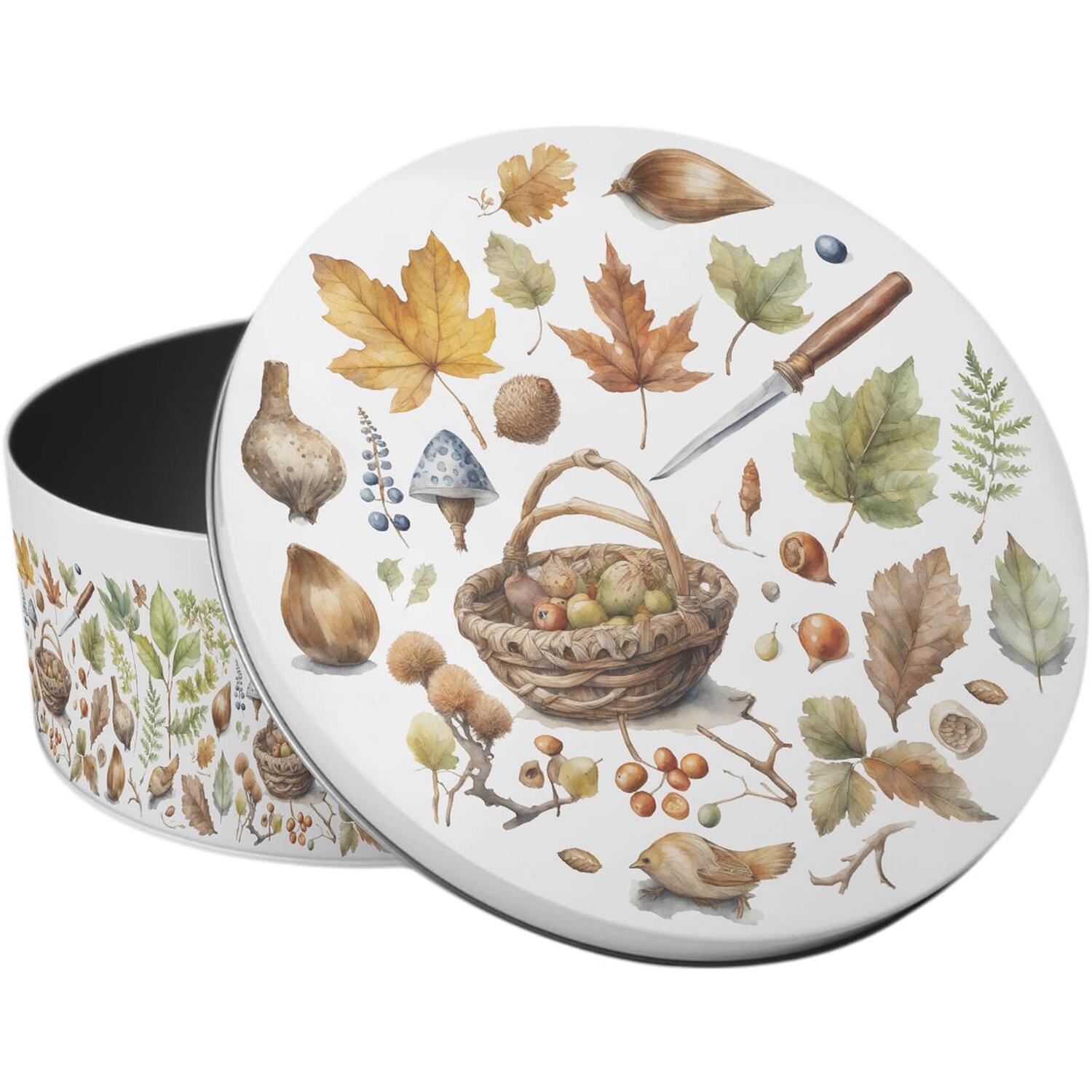 Image of Woodland Themed Small Cake Tin -&hellip;