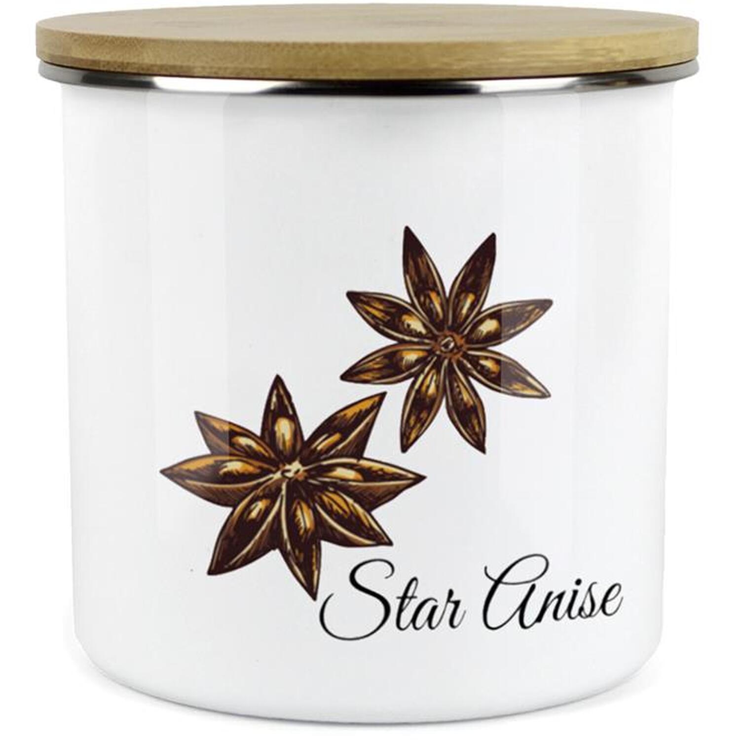 Purely Home Classic Herbs Kitchen Food Storage Canister - Star Anise