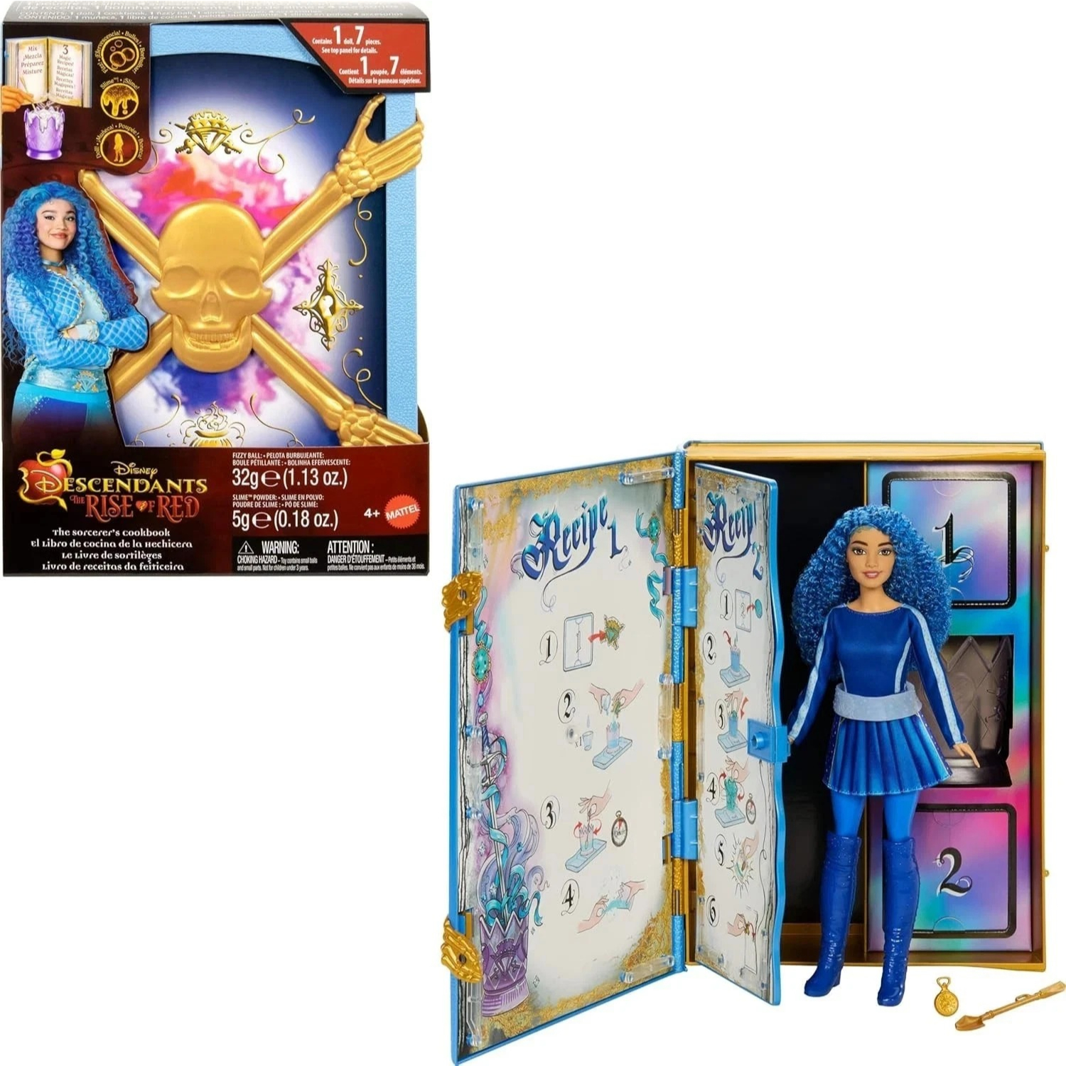 Mattel Disney Descendants The Rise of Red Princess Chloe Doll - Multicolour