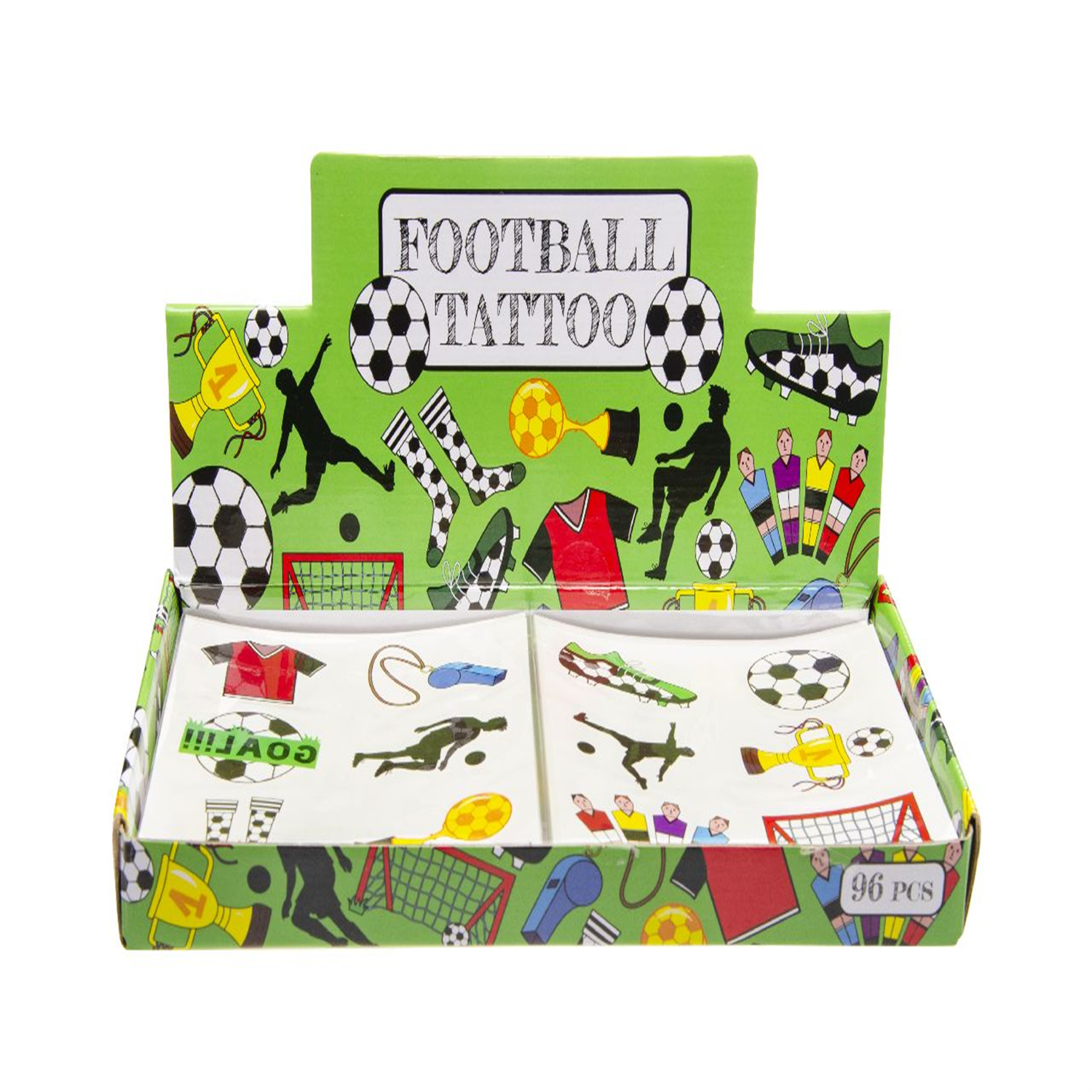 - 72 Pieces Football Tattoos- Theme Party Bag Filller Gifts - Image 2