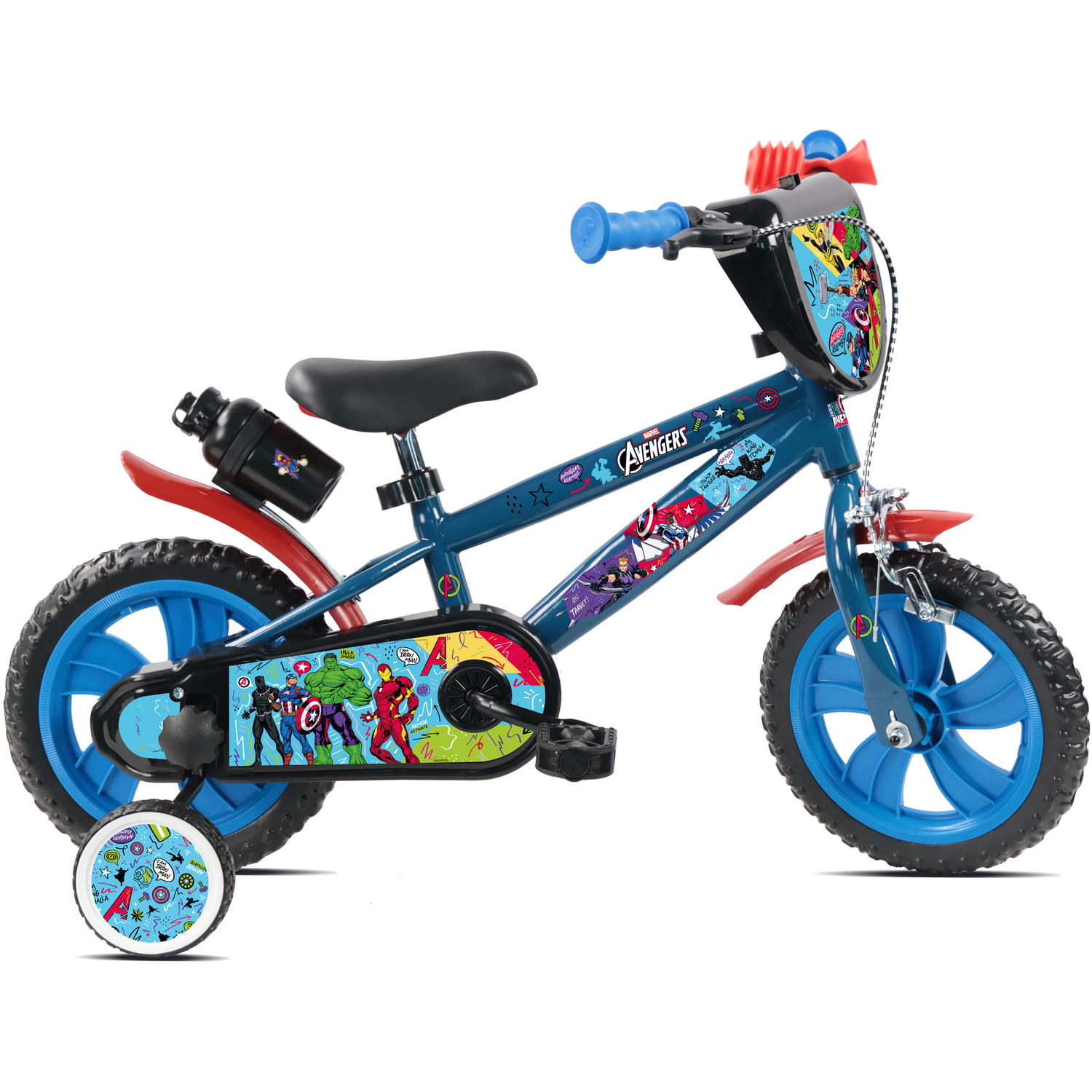 B&Q -  Marvel Avengers 12" Children's Bicycle With Training Wheels - Image 5