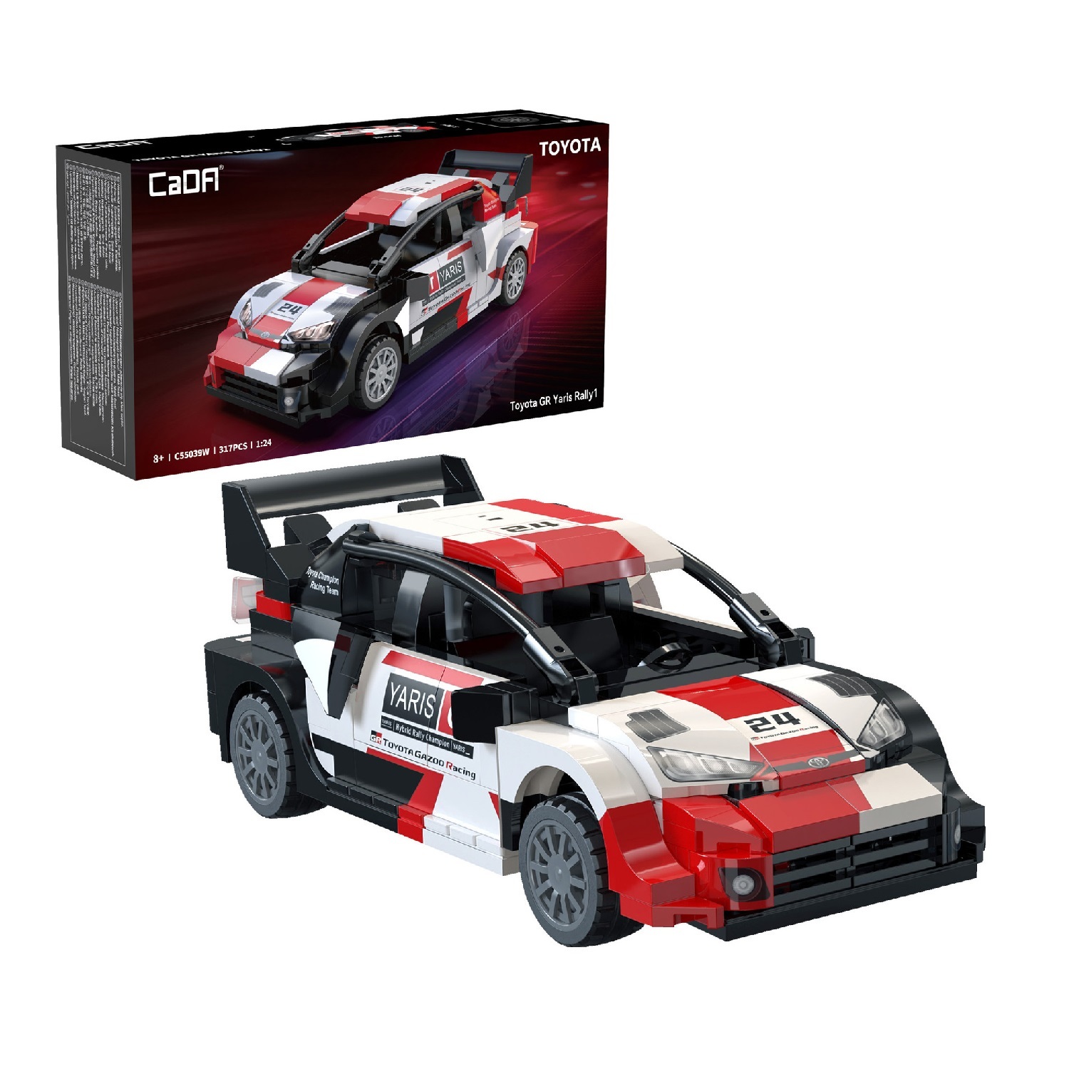 CaDA C55041W Toyota GR Supra GT4 Car Plastic Brick Set - Image 11
