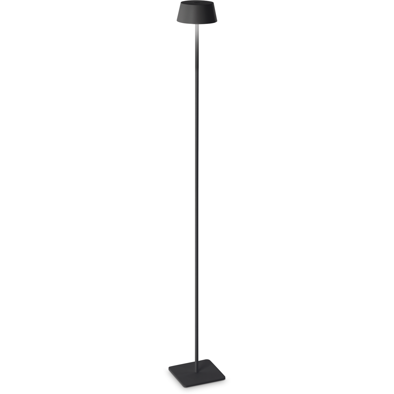 Ideal Lux Lighting Pure Bollard Light Black - Black