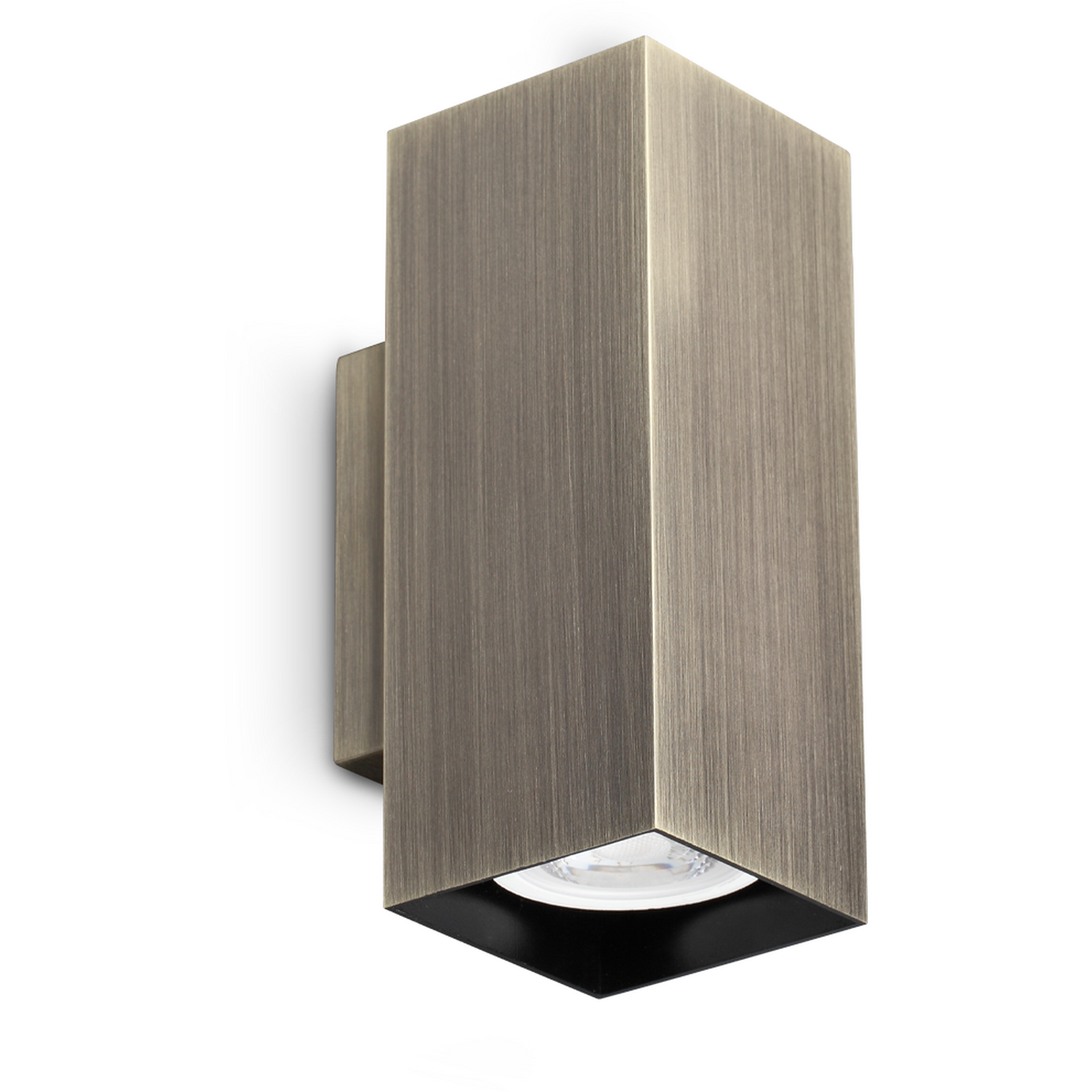 Ideal Lux Lighting Look Wall Light Brass - Brass