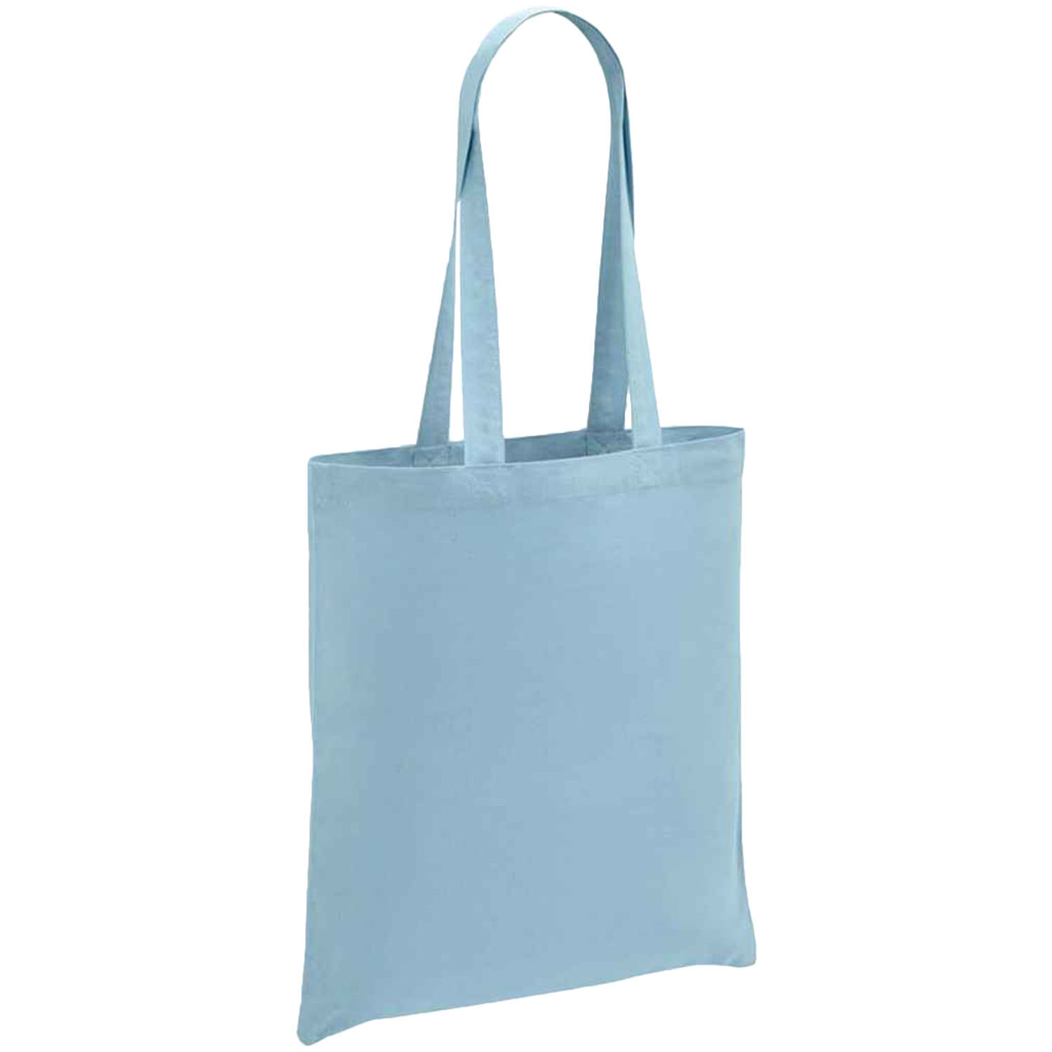 Brand Lab Cotton Long Handle Shopper Bag - Light Blue