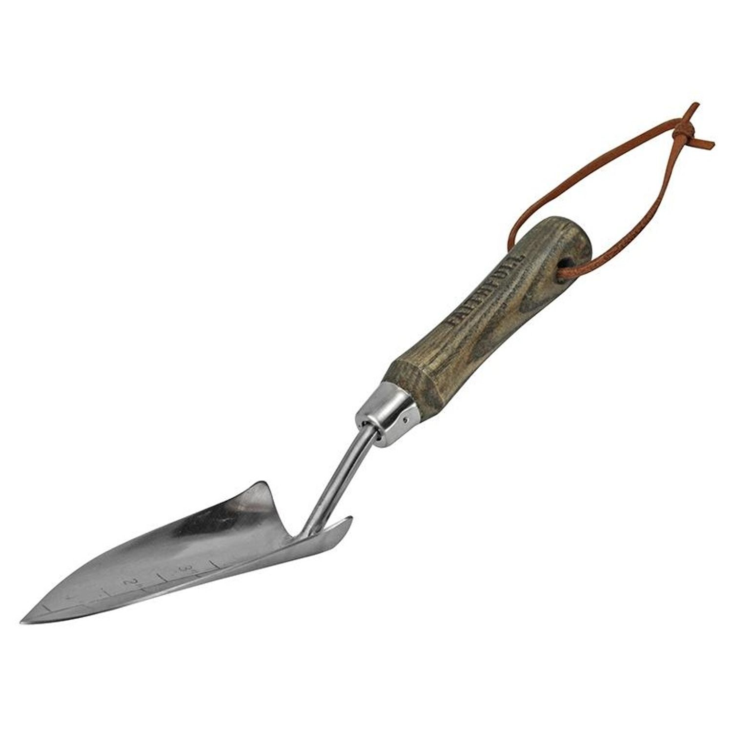 Faithfull Prestige Stainless Steel Potting Trowel Ash Handle - Multi Colour