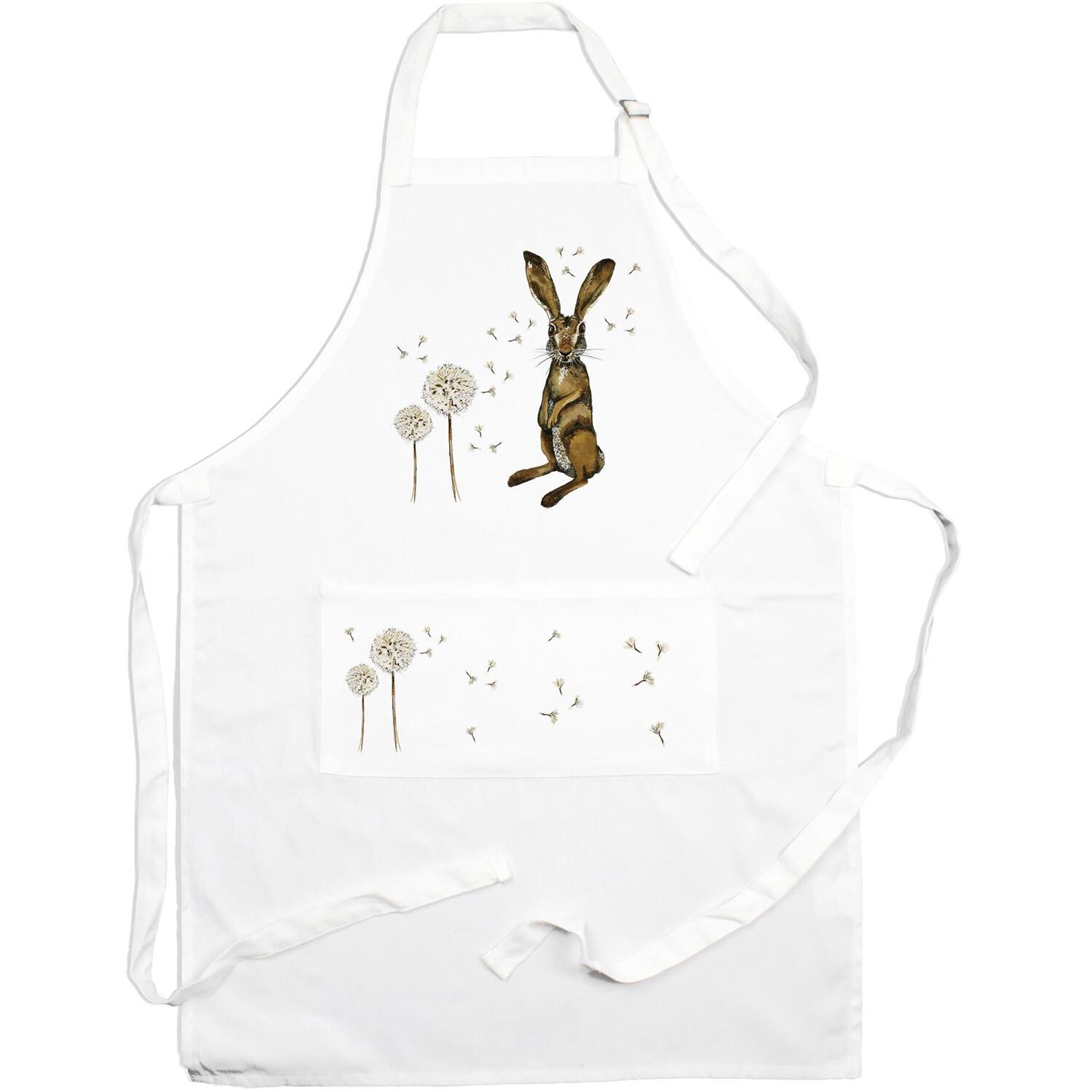 Hares Kitchen Apron - Dandelion Print Cooking & Baking Gift/Present - Image 2