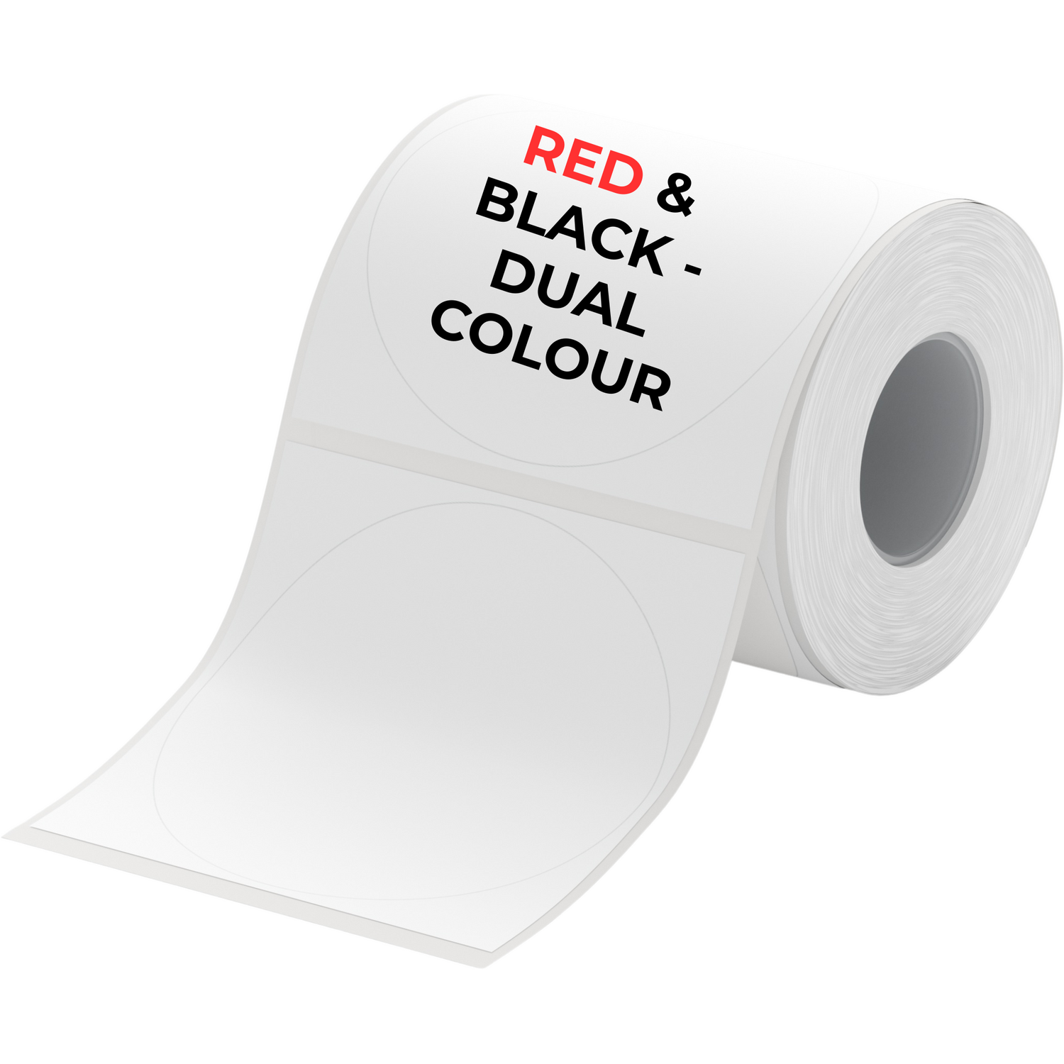 Niimbot Unisex Multicolor B Pro Range 51X51mm White Round Red & Black Text 145 Labels - Image 2