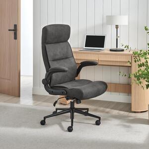Greer Faux Leather Executive Swivel Office Chair