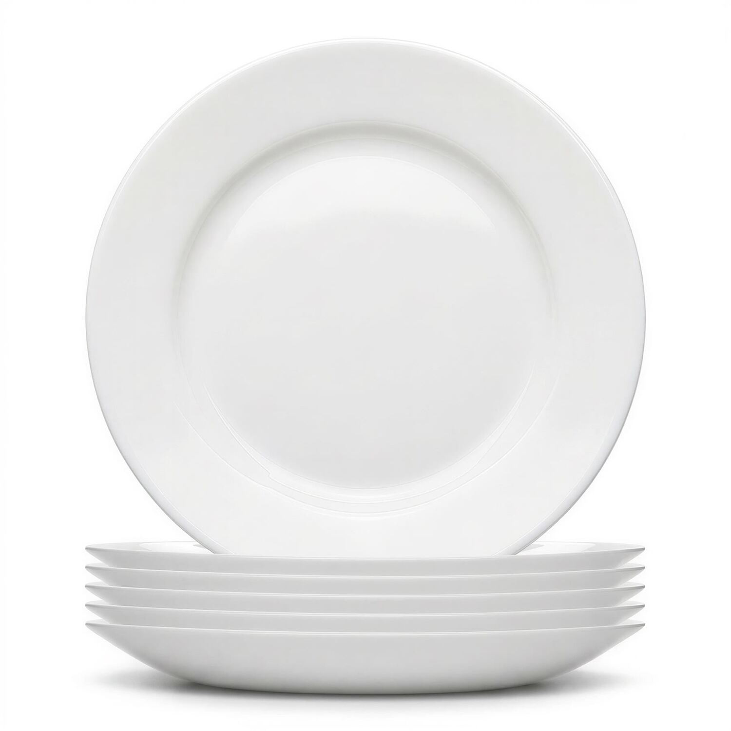 Argon Tableware Unisex White Round Opalware Buffet Dinner Plates - 22.5Cm - Pack Of 6 In - Image 2
