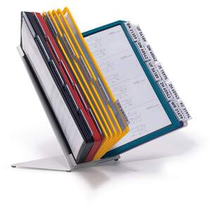 Vario Table 30 Display Panel Desk Stand - 30 Panels - A4 Colour Coded