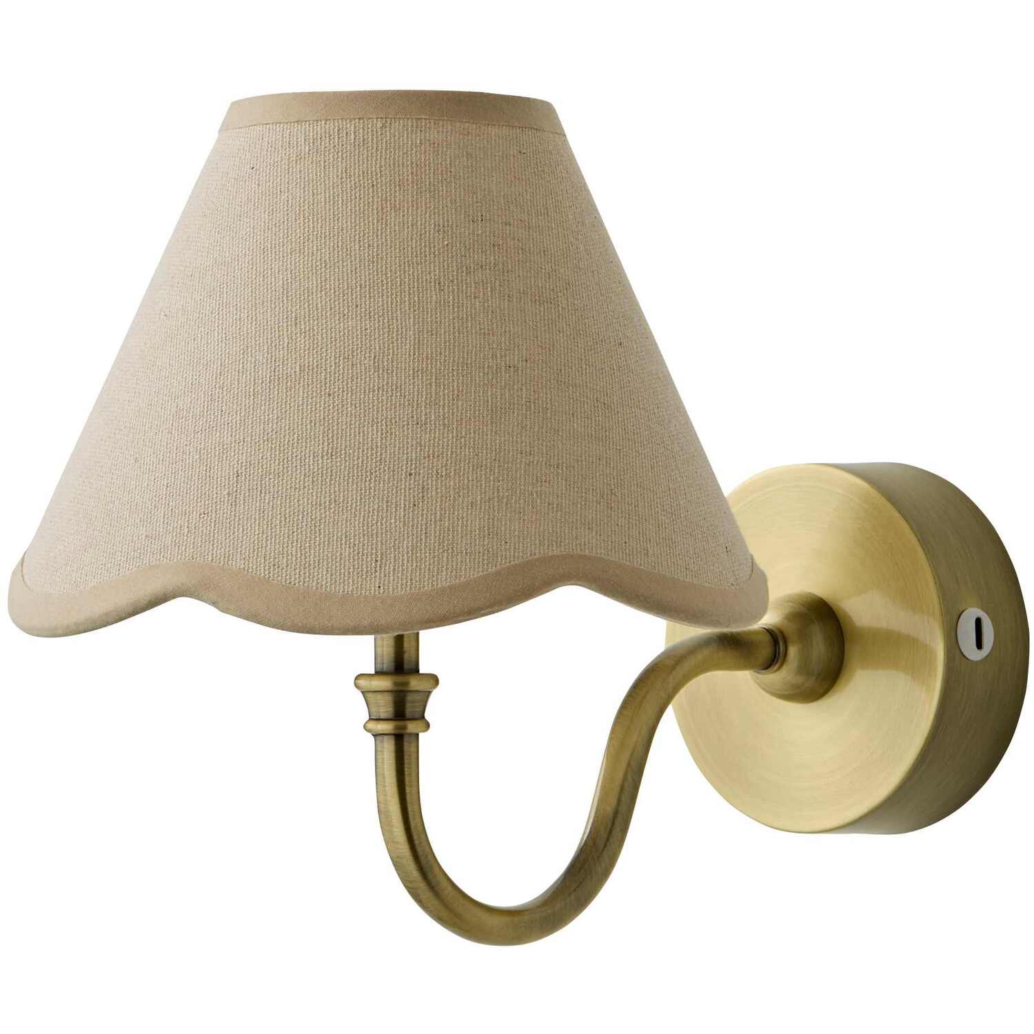 Valuelights Unisex Gold Lowe Scallop Flower Shade Metal Portable Rechargeable Wall Light In - Image 3