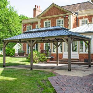 BPS Grand Wooden Garden Gazebo