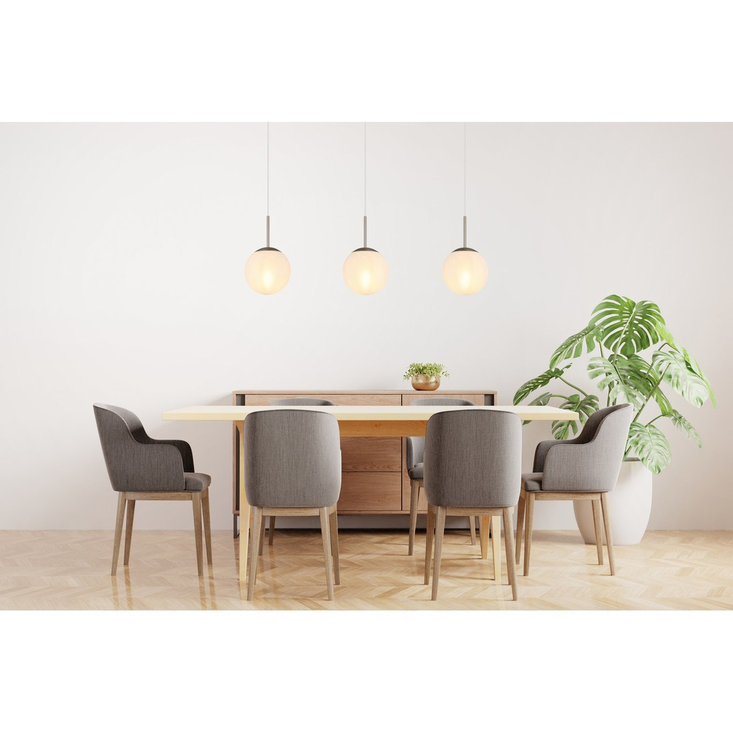 Globo Lighting Pendant Light Nickel