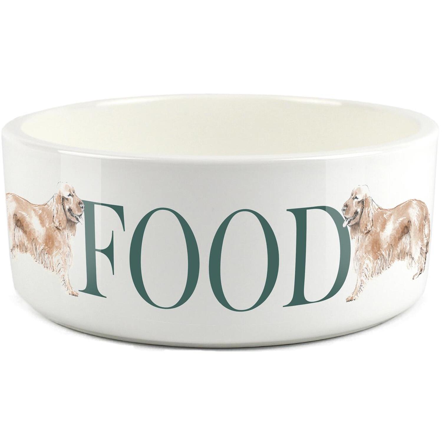 Cocker Spaniel Pet Bowl - Dog Portrait Large Ceramic Food Bowl/Dish Dog Gift - Image 2