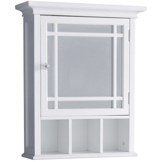 Wooden Bathroom Medicine Cabinet Mirrored