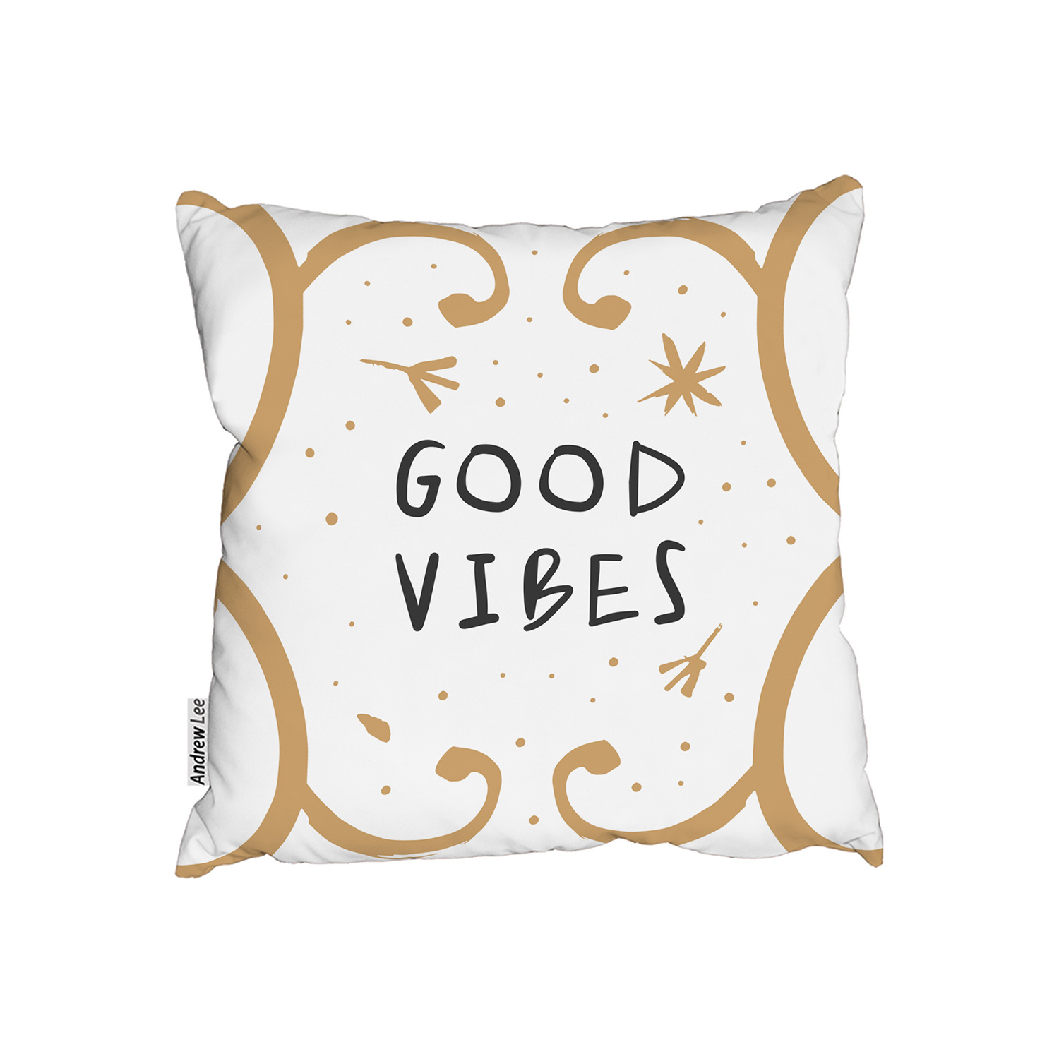 Good Vibes Cushion - Yellow / 60cm