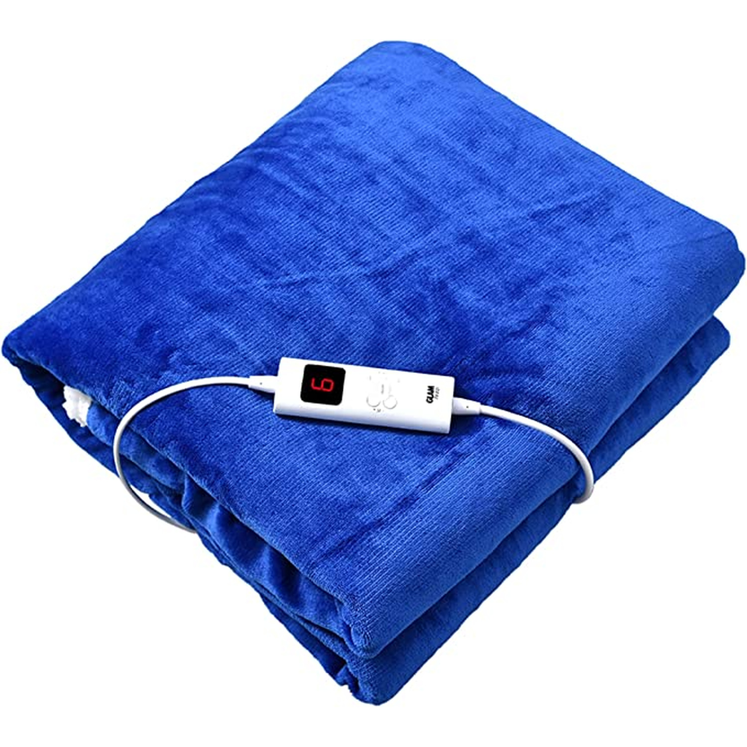 Glam Haus Heated Throw Electric Fleece Over Blanket Sofa Bed Large