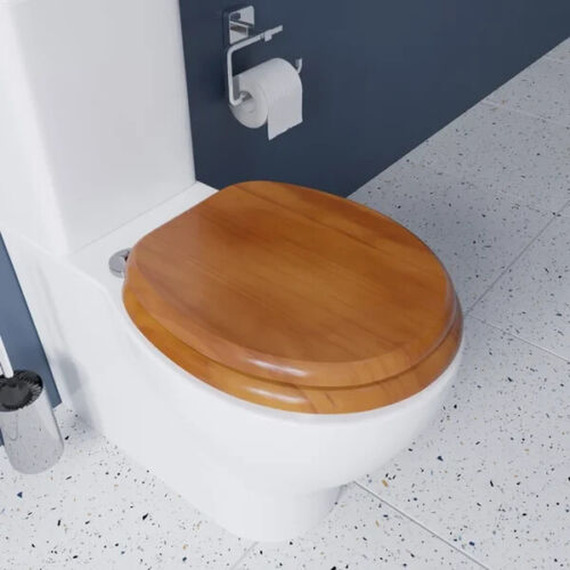 Universal Antique Pine Toilet Seat