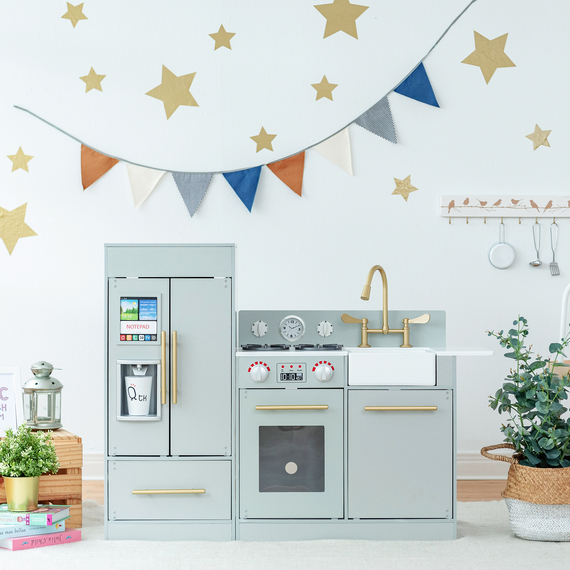 Kids Modular Wooden Play Kitchen