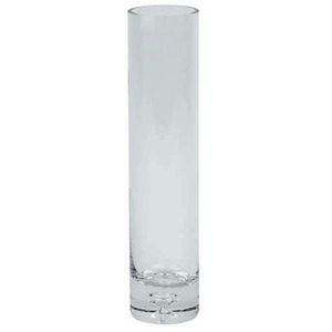 Cylinder Bud Vase with Bubble 25 cm