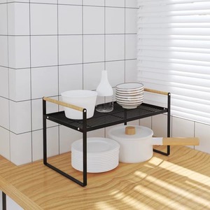 Black / 33.2cm Kitchen Spice Rack Free Standing Cupboard Organiser shot 3076257