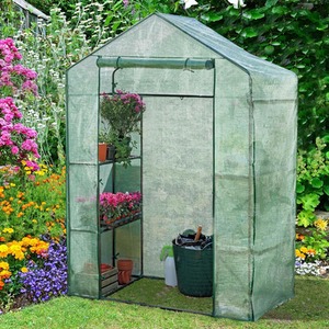 Garden Walk In Plastic Greenhouse Outdoor Plants