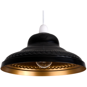 Delta Black Ceiling Pendant Shade