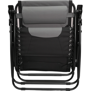 Black & Grey / 2 Luxury Padded Chair Lounger shot 4481889