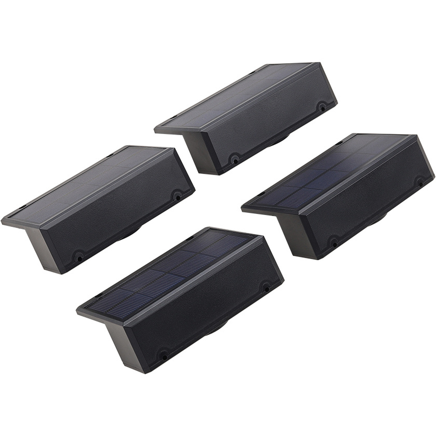 Image of 4Pcs Outdoor Solar-Powered Ambient Wall Light&hellip;