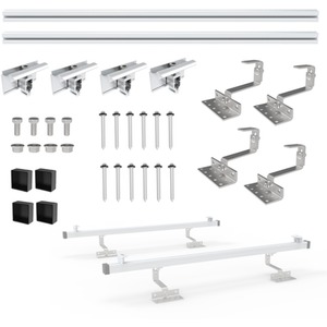 solar panel bracket 1-piece mounting set tiled roof mounting