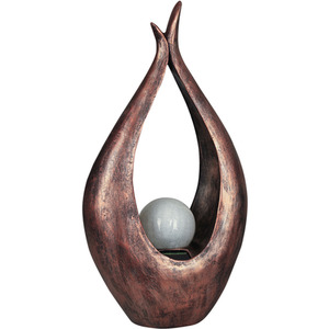Solar Powered Zen Flickering Flame LED Light Garden Ornament