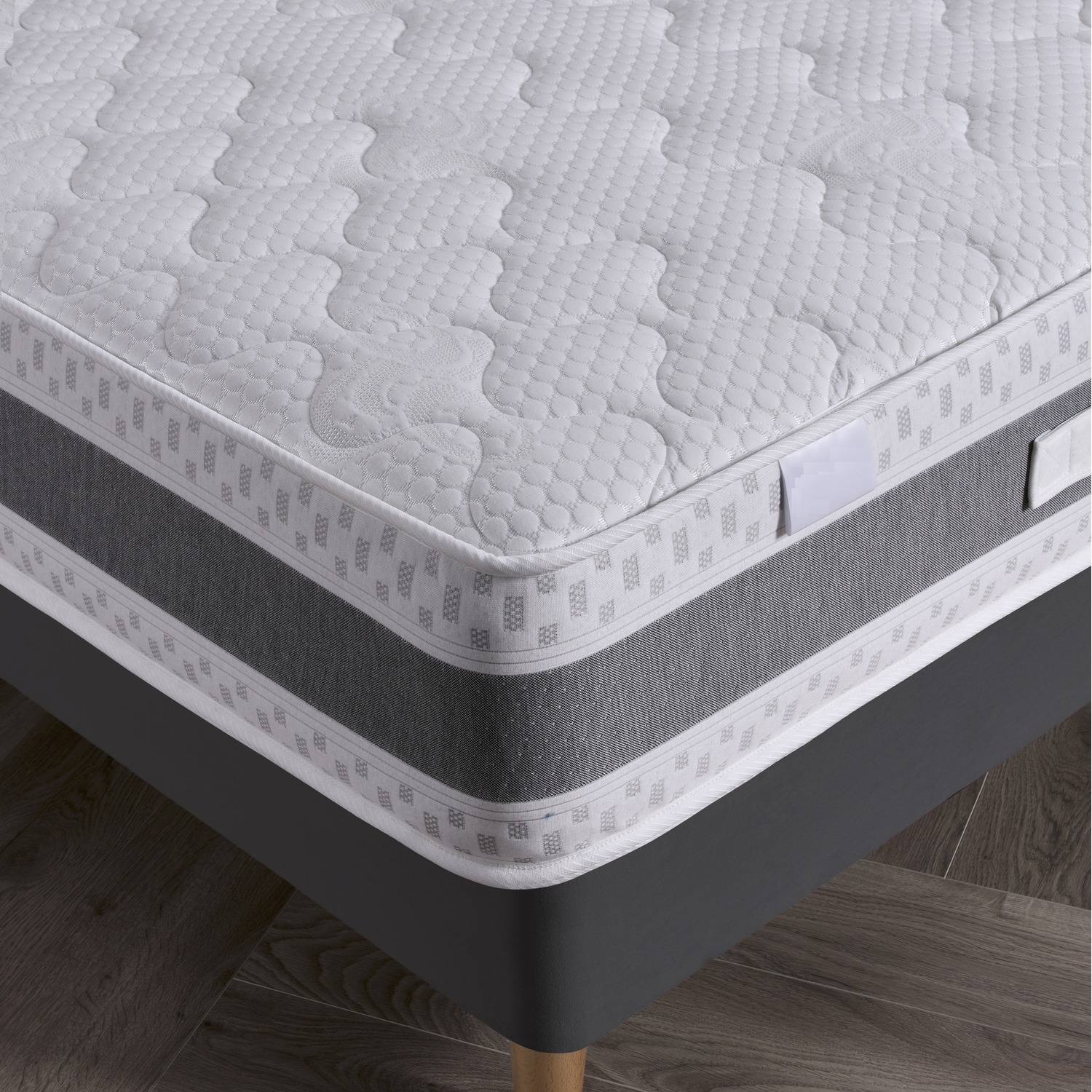Stratford Memory Foam Quilted Mattress - White Superking