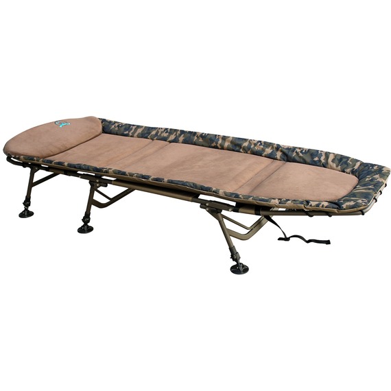 CARPZILLA Fishing Bed 6 Legs 150kg Folding Bedchair Camping Equipment 210x80cm