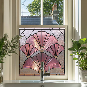 Afragola Art Deco Stained Glass Window Film