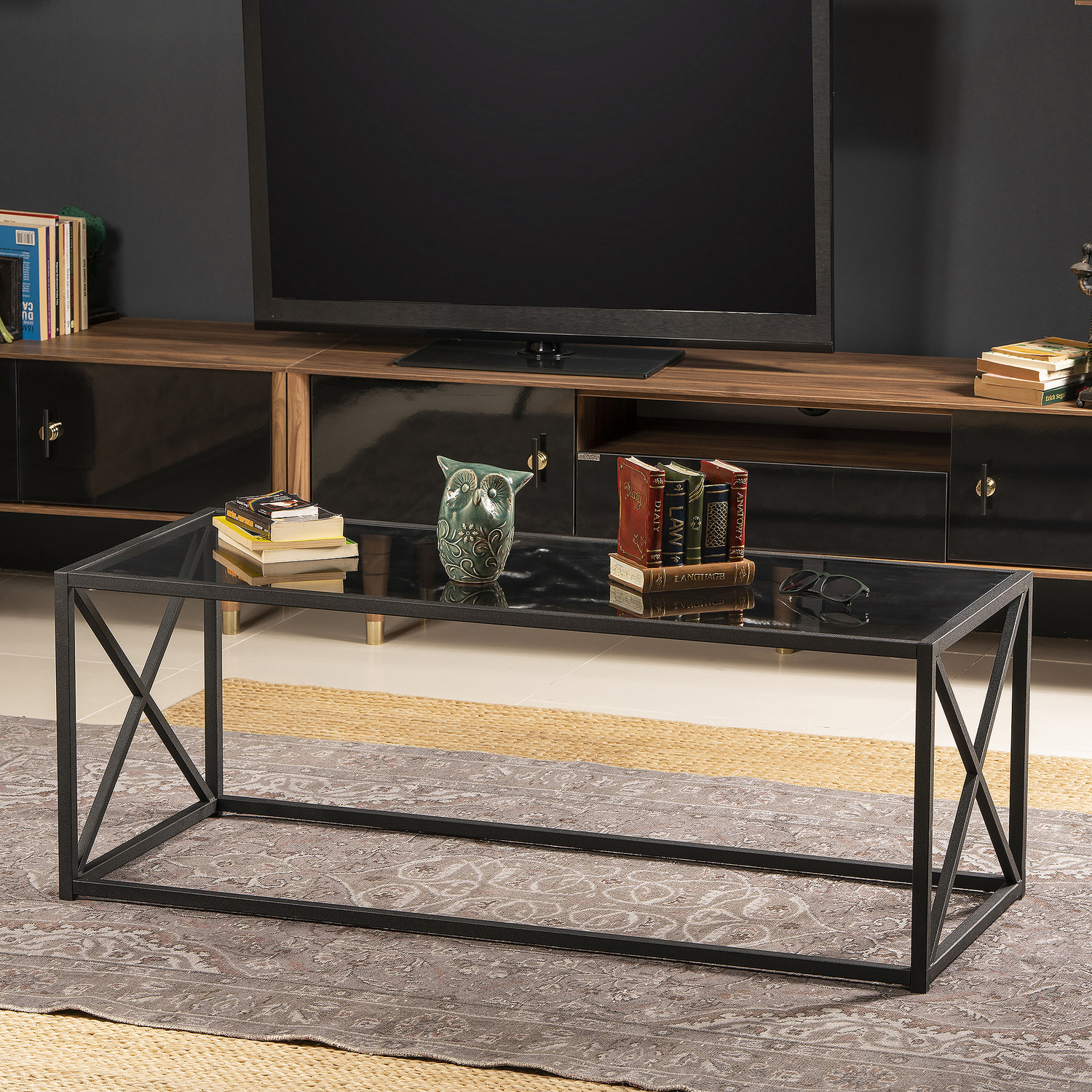 Geises Coffee Table - Black
