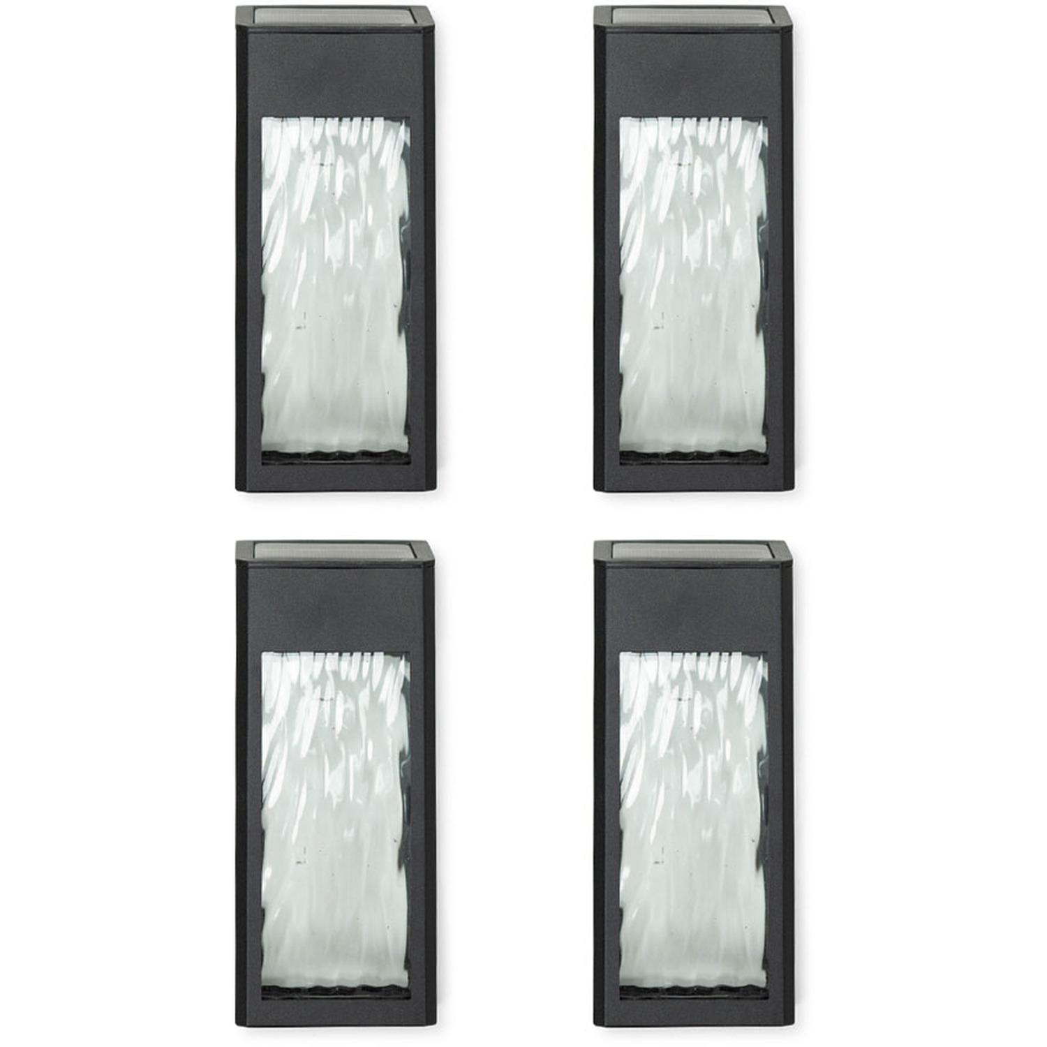 Image of Black Outdoor Fence Post Light -&hellip;