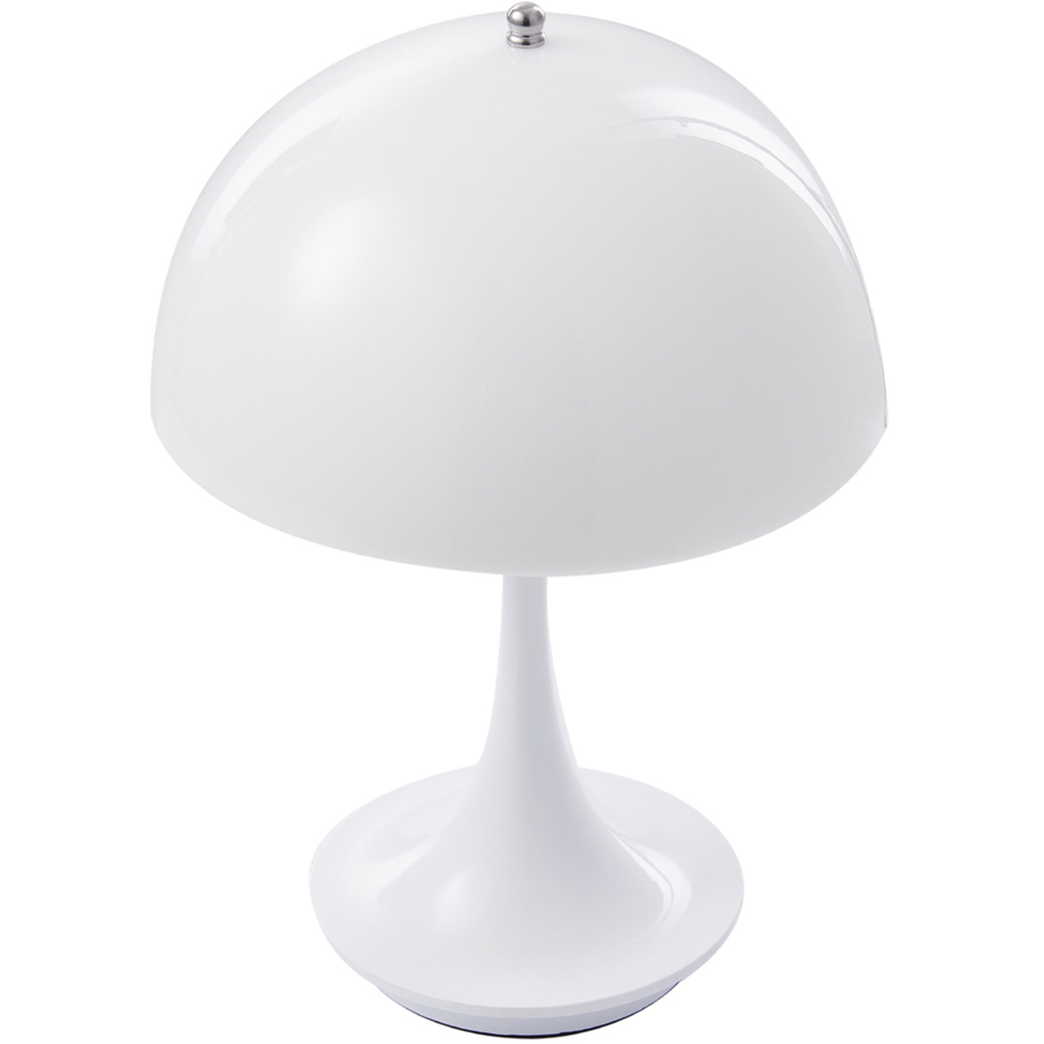 ABS Dimmable Mushroom-Shaped LED Table Lamp - White