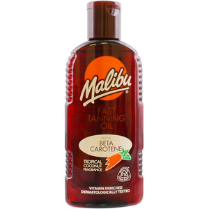 Malibu Tanning Oil with Beta Carotene