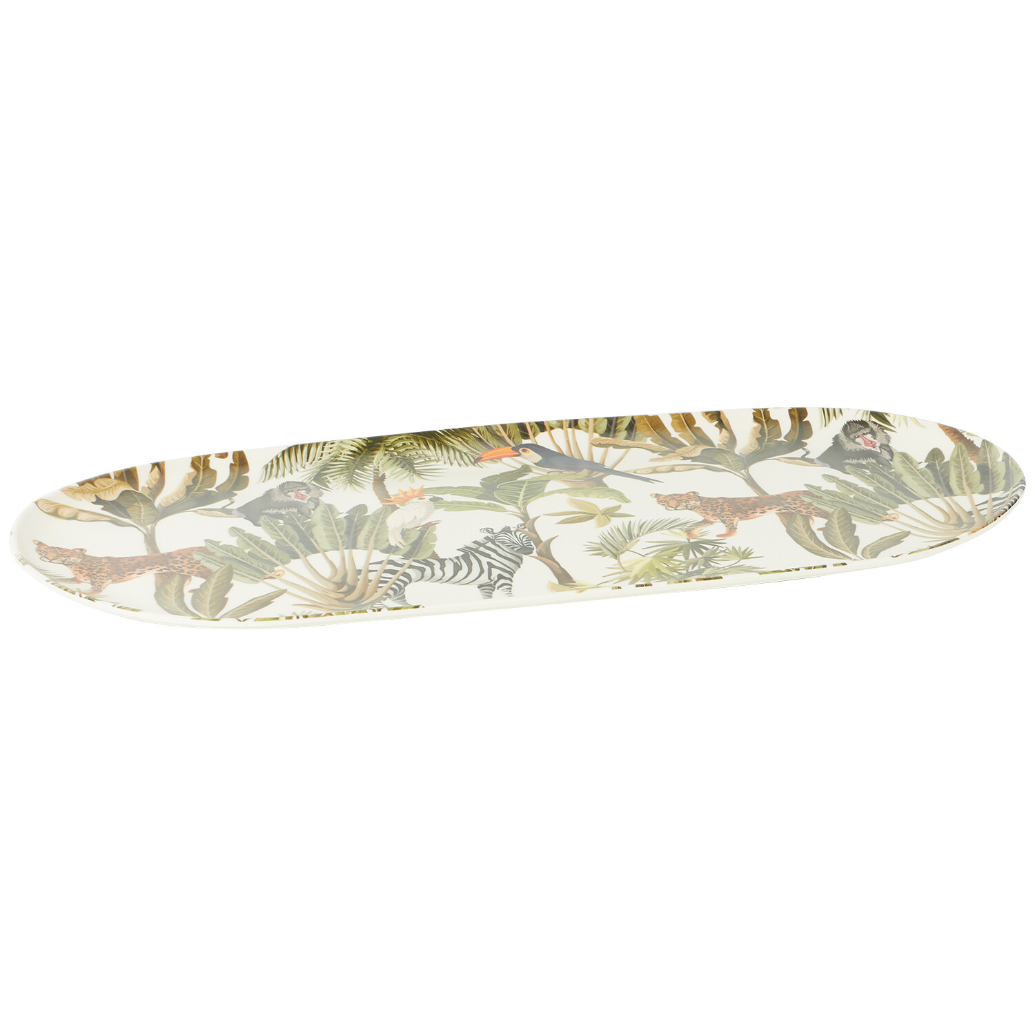 Eden Melamine Serving Platter - White