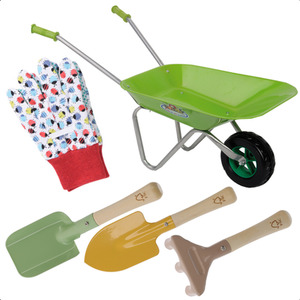 Kids Gardening Tool Set with White Gloves