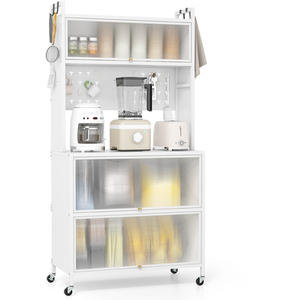 5 Tier Kitchen Bakers Rack Microwave Stand
